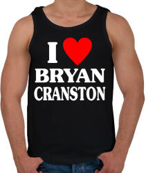 printfashion I LOVE BRYAN CRANSTON - Férfi atléta - Fekete (17727144)