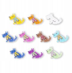 MIXFORM Fa gombok, Kutya, Színkeverék, 30x25x2mm, 10 db (14WB9600)