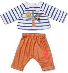 Zapf Creation Pálmafa jelmez, Size 43cm, csíkos póló, narancssárga nadrág (871614)