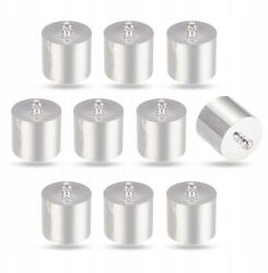 MIXFORM Zsinórvégek Sárgaréz Ezüst 11x7mm Belső átmérő: 6mm 10db (13WB14842)