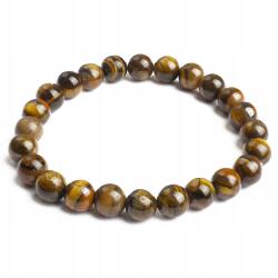 MIXFORM Természetes Tigrisszem karkötő, Rugalmas, Gyöngy 8mm, 1db (13WB32029)