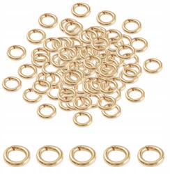 MIXFORM Görgők Szimpla Rozsdamentes acél, Aranyozott 18K, 4x0.6mm, 500db (13WB31783)