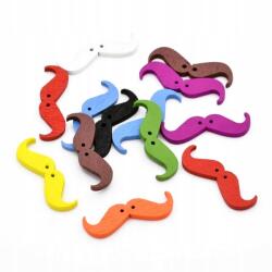 MIXFORM Gombok Fa Festett Bajusz 36x11x3mm 20db (14WB9614)