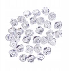 Mixform Akril gyöngyök Átlátszó csiszolt, Bicone, Átlátszó, 8mm, 50g~180db (3WB5053)
