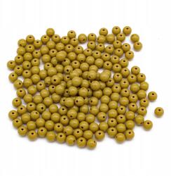 Mixform Átlátszó akril gyöngyök, kerek, arany 8x7mm, 50g~160db (13WB29578)