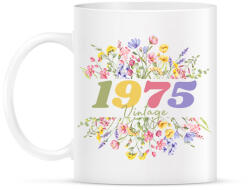 printfashion 1975 szülinap - Bögre - Fehér (17800682)