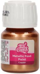 FunCakes Colorant metalic bronz comestibil Metallic Food Paint Copper 30ml