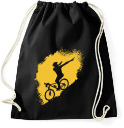 printfashion Hegyi kerékpáros - Sportzsák, Tornazsák - Fekete (17832376)