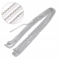 MIXFORM Lánc Rozsdamentes acél, horgonyszövésű, forrasztott, 3x2x0.5mm, 2m (13WB29039)