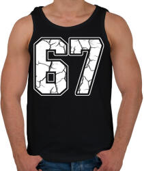 printfashion Six Seven - Férfi atléta - Fekete (17786324)