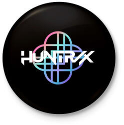 printfashion Huntrix logo - Kitűző, hűtőmágnes - Fekete (17719024)