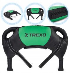 Trexo Bolgár zsák Trexo 10 kg fekete/zöld Erős Edzőtáska Fogantyúval (5904823017960)