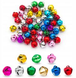 MIXFORM Charms Csengettyű medál, Vas, Ékszerkészítéshez, Mix, 8mm, 50 db (13WB26154)