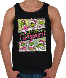 printfashion Grinch I'm Booked - Férfi atléta - Fekete (17796224)