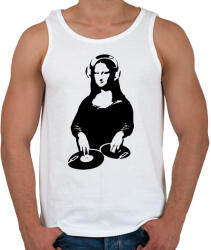 printfashion Dj Mona Lisa - Férfi atléta - Fehér (17793073)