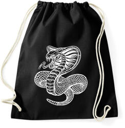 printfashion Kígyó - Sportzsák, Tornazsák - Fekete (17743468)