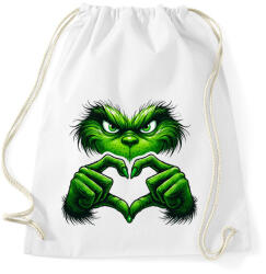 printfashion Grinch - Sportzsák, Tornazsák - Fehér (17805353)