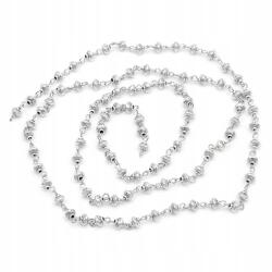 MIXFORM Kézzel készített lánc, Vas gyöngyökkel, Bicone, Antik Ezüst, 1m/cm (13WB29172)