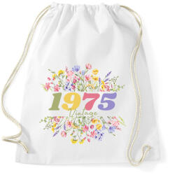 printfashion 1975 szülinap - Sportzsák, Tornazsák - Fehér (17800397)