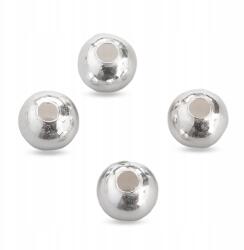 Mixform Ezüst 925 Kerek gyöngyök, 4x4mm, Lyuk 1mm, 4db (13WB21208)