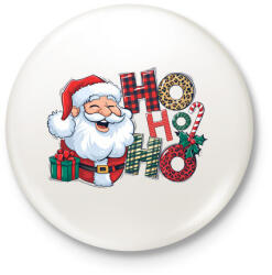 printfashion HOHOHO 1 - Kitűző, hűtőmágnes - Fehér (17791703)