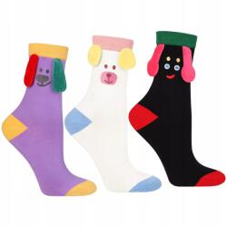 Moraj Női hosszú füles zokni, 3 pár, színes, magas szárú, 31-34 (CSL250-930)