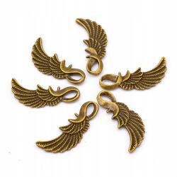 MIXFORM Szárny medál fém ötvözet 32x15mm 6db (14WB8769)