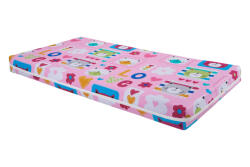 Somnart Saltea cu memorie Somnart Memory 70x140, inaltime 10 cm, pentru bebelusi si copii, husa impermeabila, fermitate medie, model flori (SALTEA.BBC.70X140X10.FLO) Saltea