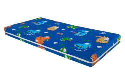 Somnart Saltea cu memorie Somnart Memory 60x120, inaltime 10 cm, pentru bebelusi si copii, husa impermeabila, fermitate medie, model dinozauri (SALTEA.BBC.60X120X10.DNZ) Saltea