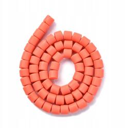 Mixform Polimer agyag gyöngyök Kézzel készített oszlop, Paradicsom, 6.5x6mm, 58db/38cm (13WB30033)