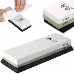 Taidea Tech. Élező kő, 3000/8000, késélezéshez, korund, 180×60×27mm (T0914W)