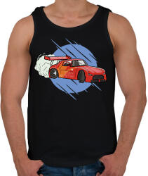 printfashion Drift autó - Férfi atléta - Fekete (17849802)