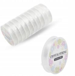 MIXFORM Rugalmas szilikon cérna karkötőkhöz, 0, 5mm, 20m/orsó, 10db/szett (13WB30890)