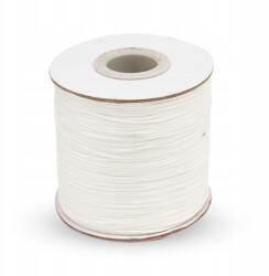 MIXFORM Koreai viaszolt poliészter zsinór, krémfehér, 0.5mm, 165m sz (13WB30584)