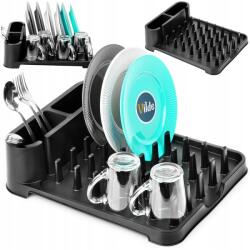 Vilde Edényszárító, evőeszközök, fekete (5900670102873)