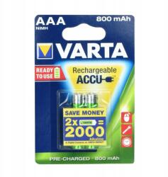 VARTA AAA akkumulátor, 800 mAh, Ni-MH, 2db (BAVA 56703 2PACK)