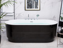 Maxishop Cada freestanding EMPRESA cu elemente incorporate 170 x 80 cm Negru (479272)