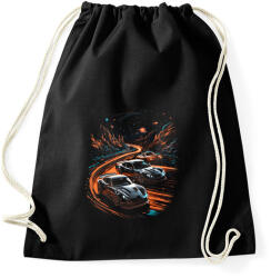 printfashion Verseny az éjszakában - Sportzsák, Tornazsák - Fekete (17850826)