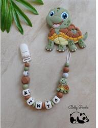 Baby Panda Névre szóló rágcsalánc - Teknős