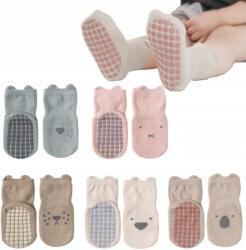  Csecsemő zokni 5csomag pamut légáteresztő csúszásgátló 3-5 éves korig