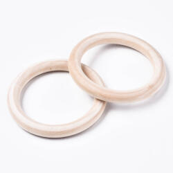 MIXFORM Összekötő kerék Fa, Macrame, Papaya, 78~80x10mm, Lyuk 58.5-59.5mm, 2db (13WB30362)