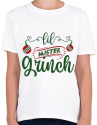 printfashion lil mister grinch-01 - Gyerek póló - Fehér (17774139)