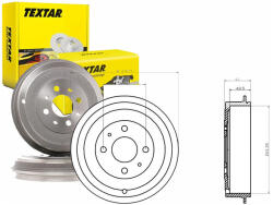 Textar Fékdob Alfa Romeo T. 145/146 1.4-1.6 94019900