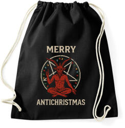 printfashion Merry Antichristmas - Sportzsák, Tornazsák - Fekete (17778798)