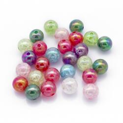Mixform Akril gyöngyök, Ab szín, utánzat, kerek, Szín: Mix 12mm 25db/25g (2WB30482)