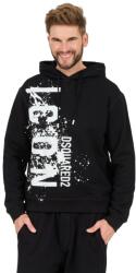 Dsquared2 Fekete kapucnis pulóver Icon Splash Cool Fit Hoodie XL (S79GU0115)