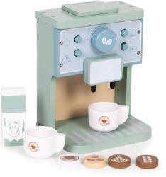 ECOTOYS Aparat de Cafea copii Ecotoys, lemn, barista set, 8 piese, multicolor Bucatarie copii