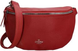 Charm London Sötétvörös stílusos bőr övtáska " Eloise" (L19227-123-darkred-HU)