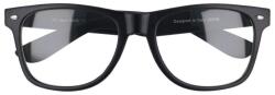 Sunmania Fekete átlátszó imidzs Wayfarer szemüveg (0038-black-HU)