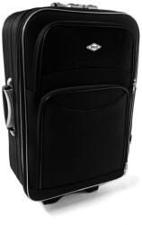Rogal Fekete vízálló utazóbőrönd „Standard - M, L, XL méret (K773solo-black-HU)